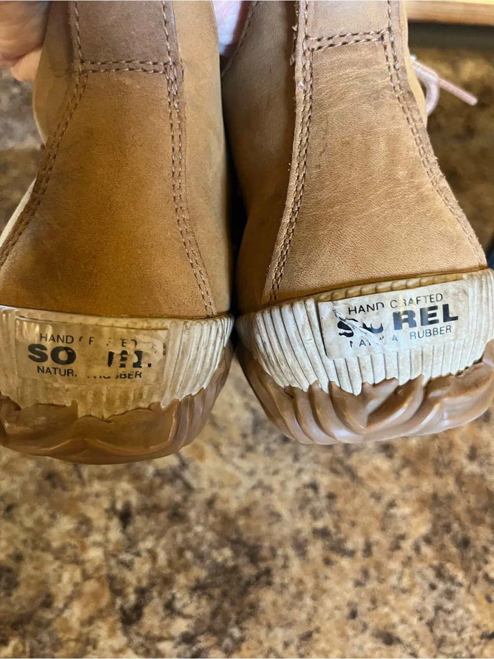 Sorel‎ Leather Lace-Up Casual Boots - Brown & Tan